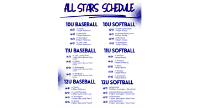 All Star Pool Play Schedule